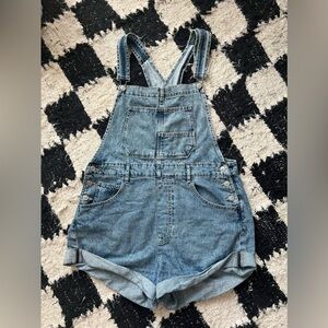 Free People Ziggy Shortalls size Large Women’s